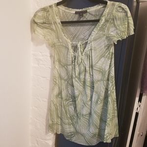 Weston Wear anthro sheer blouse